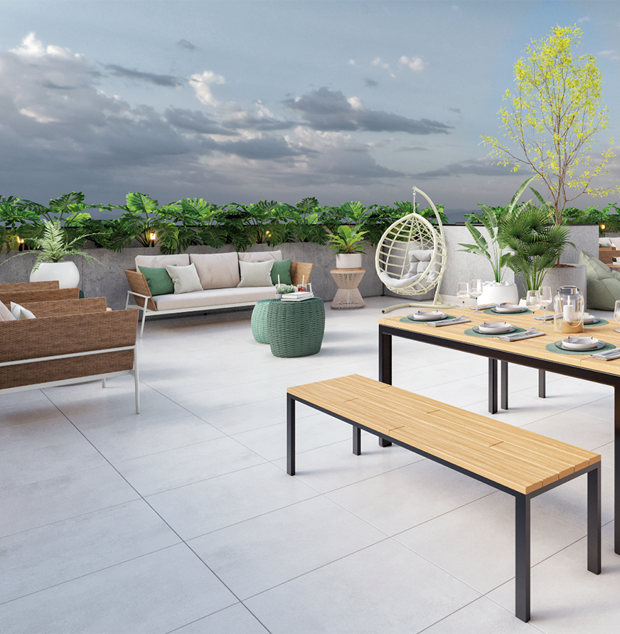 Terraço gourmet amplo
